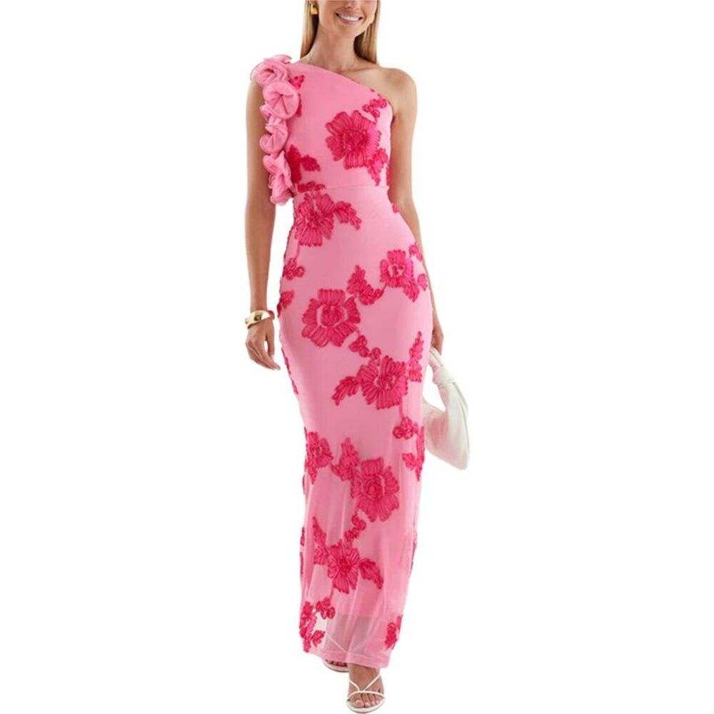 Teodora Womens  Maxi Dress, Pink